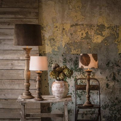 Lamp Base Lodge, 46 cm, Aged brown - PR Home