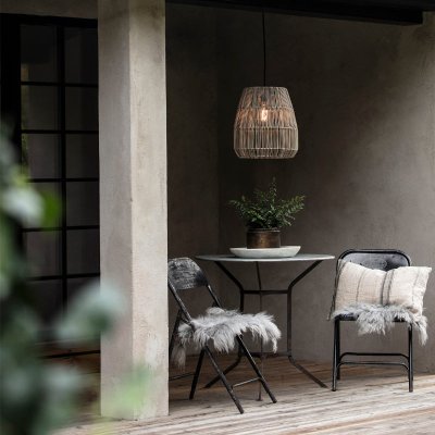 Taklampa Saigon, outdoor, Svart, tre storlekar - PR Home