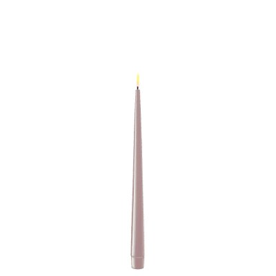 LED Kronljus lackad, H28 cm, 2-pack, Rose - Deluxe Homeart