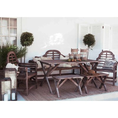 Karmstol Vintage Outdoor, Charcoal teak - Artwood