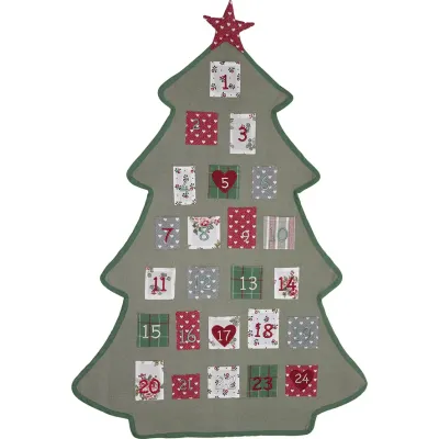 Adventskalender Charline gran, grön - GreenGate