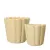 Edna pots pale yellow in a set of two – Wikholm Form