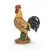 Decorative rooster from A Lot Decoration in lifelike colors with red comb and dark tail feathers