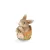 Bunny in orange egg from A Lot Decoration, decorative Easter bunny 11 cm