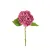 Konstgjord hortensia 50 cm i dämpad rosa färg med gröna blad och verklighetstrogen stjälk från A lot decoration.