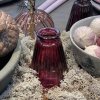 Glass vase H7,5 cm, Magenta - Miljögården