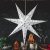 Julstjärna papper, 70 cm, vit/silver - Majas Cottage