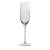 Elegant slipat champagneglas i serien Lorraine från Miljögården för vackra dukningar.