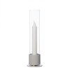 Ljusstake Cylinderglas, Naturvit & Klar - ERNST