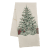 Kitchen Towel Aix Christmas Tree Linen and Green - Chic Antique