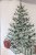 Kitchen Towel Aix Christmas Tree Linen and Green - Chic Antique