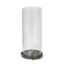 Candlestick Storm, 10x23 cm, Vintage black - I am interior