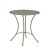 Runt olivgrönt metallbord Amalfi från Wikholm Form för uteplats