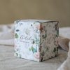 Votive "Kärleken övervinner allt", incl. gift box, White & Gold - Majas Cottage