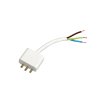 Ceiling plug DCL, grounded, white - PR Home