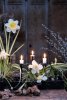 Table candlestick 10 candles, rustic metal - I am interior