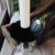 candle-holder-for-bottle-black-flowershaped