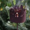 Marshal holder Townhouse, rust brown - Eldgarden
