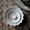 Skål Mandala, Ø17 cm, vit - Majas Cottage