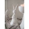 Bunny with egg, H16 cm, white - Majas Cottage