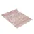 Patterned table runner Sonia from Fondaco in cotton with pink flowers and decorative border, size 40x145 cm.