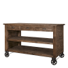 Köksö på hjul med 3 lådor och hyllor från Chic Antique.