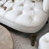 French sofa, linen fabric - Chic Antique