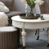 Soffbord på hjul, Marie Antoinette, Antique creme - Chic Antique