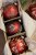 Christmas Baubles Glass Red 3-pack - Chic Antique