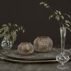 Lantern Alma, Ø12 x H9 cm, golden brown - A lot decoration