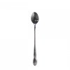 Latte spoon with decor, silver - Chic Antique