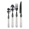 Bestick silverdekor, antik pärlemor, 16 delar - Chic Antique