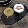 Coffee stencil I Love You, brass - Chic Antique