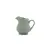 Liten ljusgrön gräddkanna i porslin, Provence Verte från Chic Antique med fransk spetsdekor (20 cl).