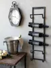 Wine rack Factory, antique black - Chic Antique