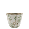 Grasse pot in small with squiggly branch pattern from Chic Antique.
