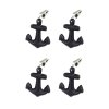 Cloth weight Anchor, 4-pcs, black - Strömshaga