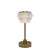 Mindre uppladdningsbar bordslampa Diamond i antikmässing med touch-dimmer från Chic Antique.