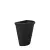 Majvor wall pot in black photo taken from the side from Wikholm Form.