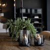Antler Lanterna, matt svart, två storlekar - Artwood