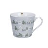 Happy Cup Allover Town, Grey & Red - Krasilnikoff