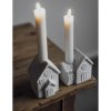 Candlestick Candle House No.2, white Storefactory