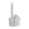 Candlestick Candle House No.2, white Storefactory