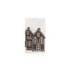 Paper napkin Gingerbread House, 16-pcs, white - Storefactory