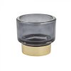 Votive Miy, H7,5 cm, Dark Grey & Light Gold - Lene Bjerre