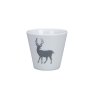 Espresso cup Winter Lodge, White & Grey - Krasilnikoff