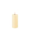 LED Blockljus Ø5x10 cm, Cream - Deluxe Homeart