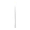 LED Dinner Candle Shiny, Ø2,2x28 cm, 2 pcs, White - Deluxe Homeart
