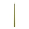 LED Dinner Candle Shiny, Ø2,2x28 cm, 2 pcs, Olive Green - Deluxe Homeart