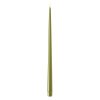 LED Dinner Candle Shiny, Ø2,2x38 cm, 2 pcs, Olive Green - Deluxe Homeart